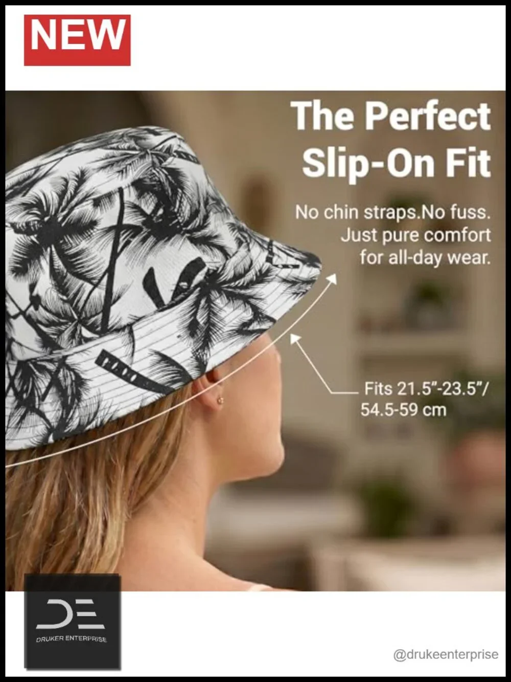 Printed Packable Bucket Hat for Women Men Summer Sun Hat Beach Vacation